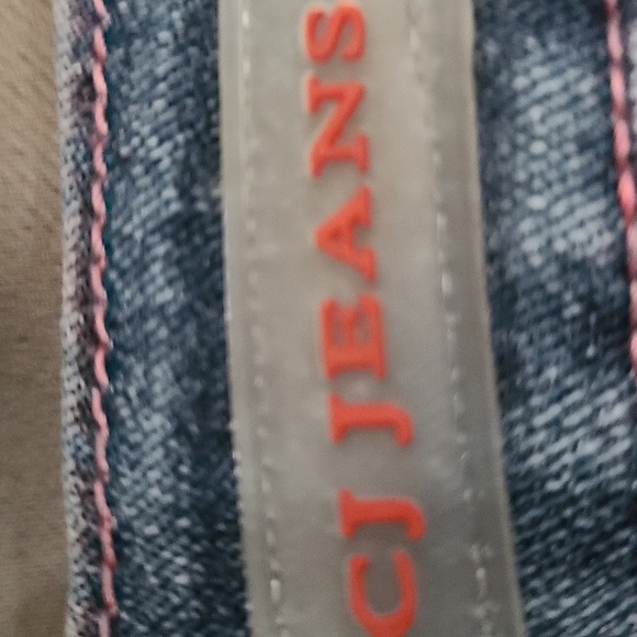 CJ Jeans Womens Denim Skirt Ankle Length Maxi Modest Darker Wash Size 12 EUC - Picture 6 of 12